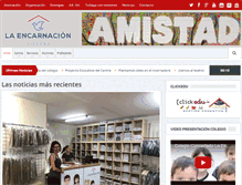Tablet Screenshot of laencarnacion.com